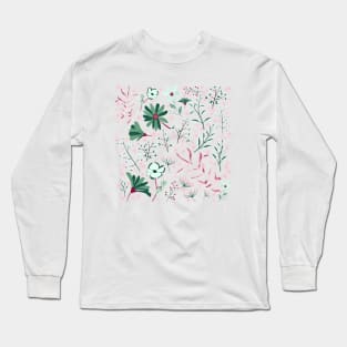 Green Fantasy Garden Long Sleeve T-Shirt